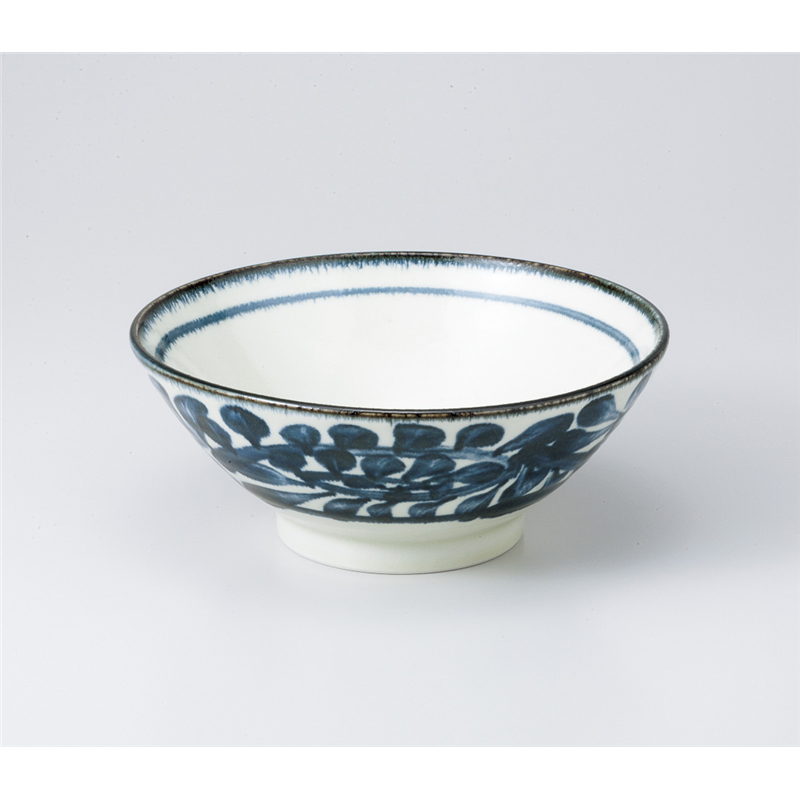 古林陶器 そば丼 藍唐草6.5そば丼 831610747 1個（ご注文単位1個）【直送品】