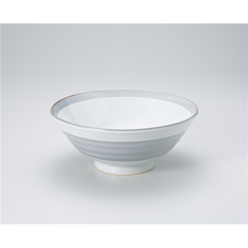 古林陶器 そば丼 グレー巻6.3丼 730120861 1個（ご注文単位1個）【直送品】