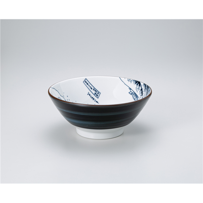 古林陶器 そば丼 北斎富士5.8そば丼 1330510133 1個（ご注文単位1個）【直送品】