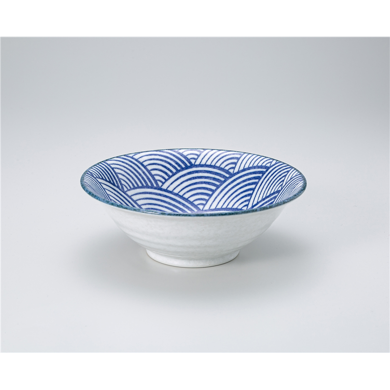 古林陶器 そば丼 白雪青海波6.3反和丼 1330510354 1個（ご注文単位1個）【直送品】