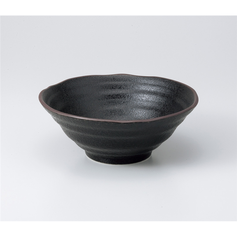 古林陶器 そば丼 ゆず天目6.0彩鉢 831750361 1個（ご注文単位1個）【直送品】