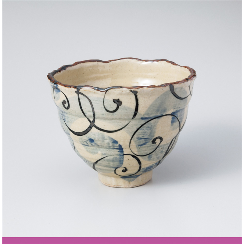 古林陶器 小丼 染付 深丼 (大) 831420179 1個（ご注文単位1個）【直送品】