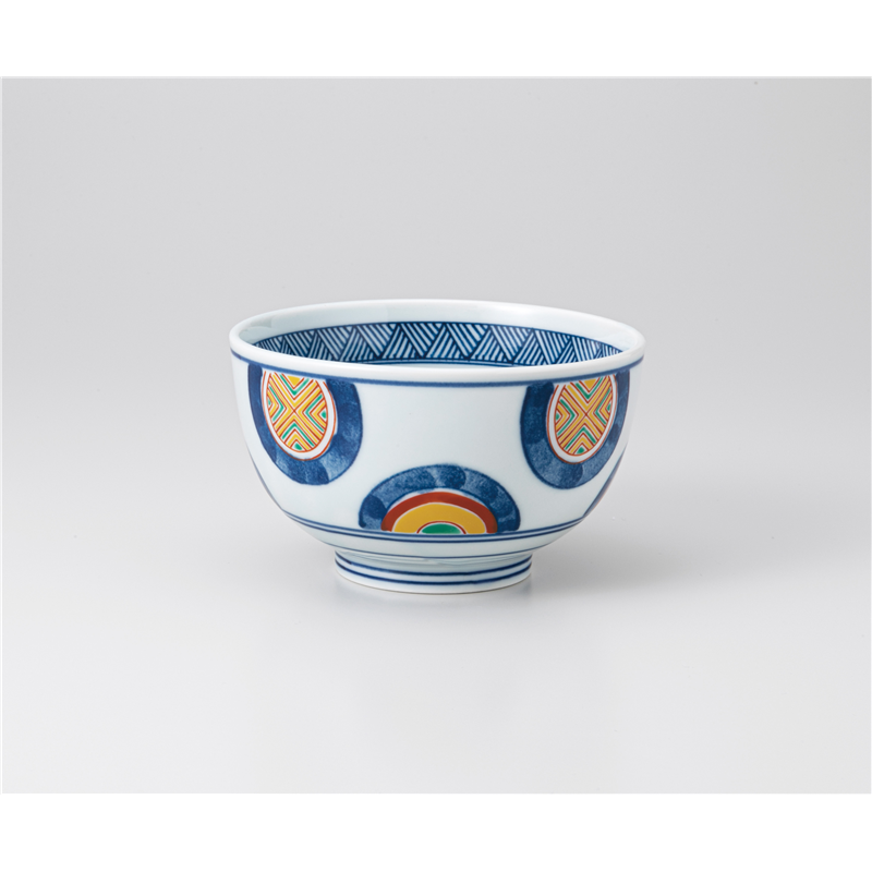 古林陶器 小丼 染錦丸紋 4.0多用碗 1233620415 1個（ご注文単位1個）【直送品】