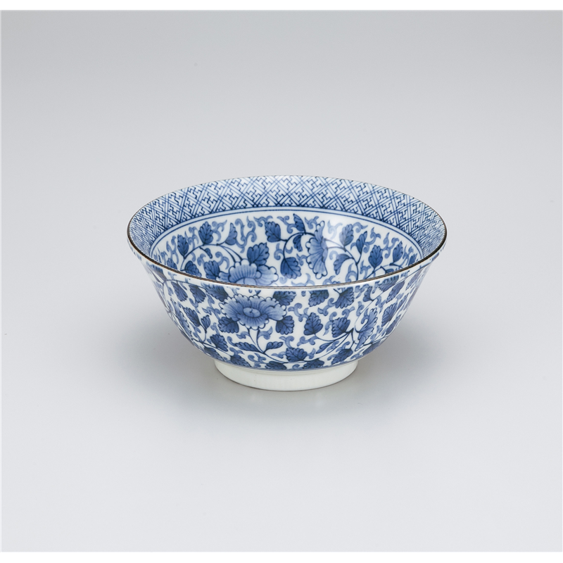 古林陶器 小丼 藍染牡丹4.8多用丼 1034150101 1個（ご注文単位1個）【直送品】