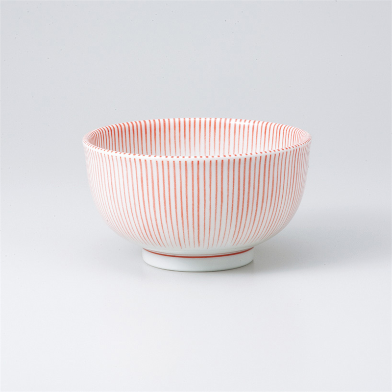 古林陶器 小丼 京十草 赤 軽量 小丼 832340852 1個（ご注文単位1個）【直送品】