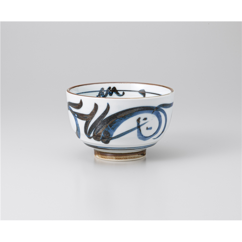 古林陶器 小丼 染付波唐草飯器 1233810470 1個（ご注文単位1個）【直送品】