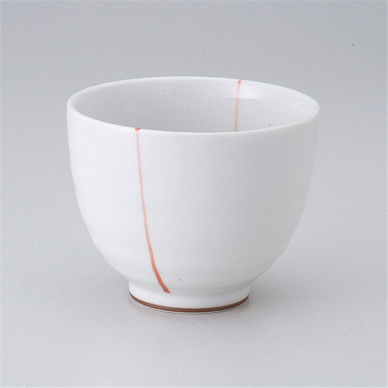 古林陶器 小丼 シンプルライン朱おしゃれ小碗 532130633 1個（ご注文単位1個）【直送品】