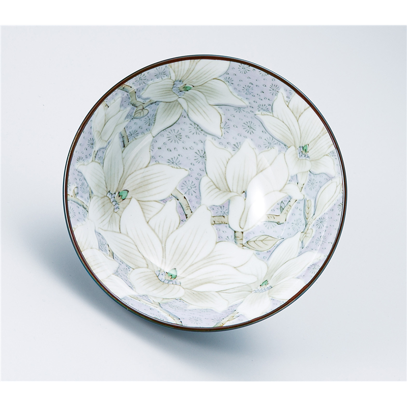 古林陶器 多用椀 もくれん 4.8多用丼 紫 1331230201 1個(ご注文単位1個)【直送品】