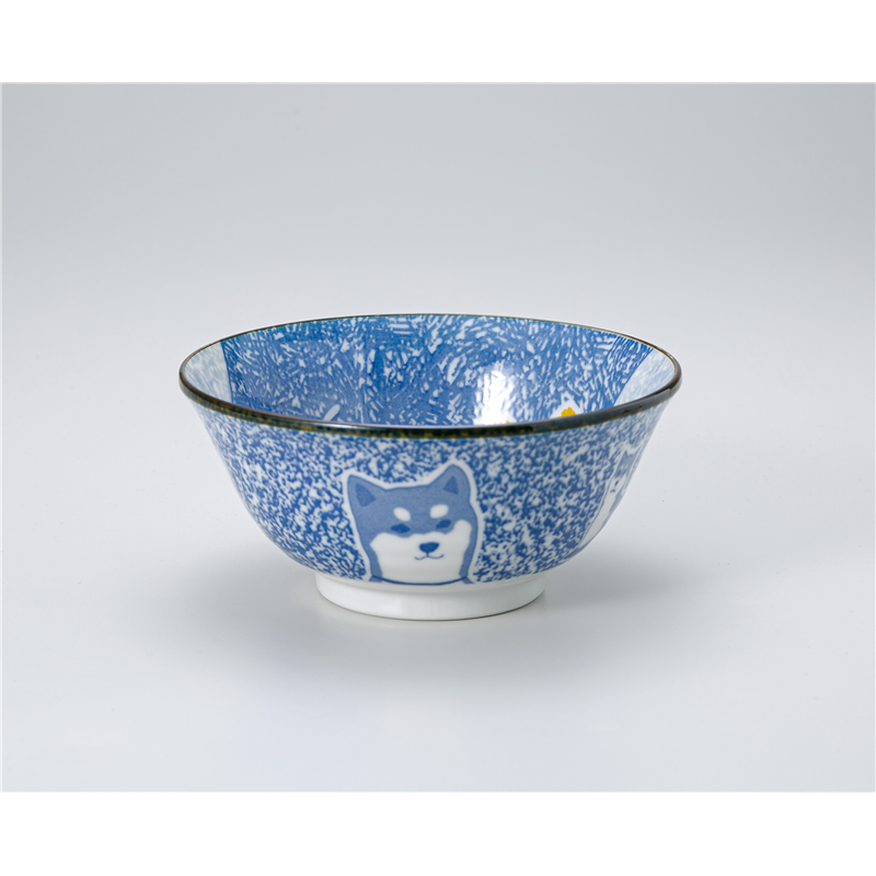 古林陶器 多用椀 柴犬(富士山)4.8多用丼 1331240154 1個（ご注文単位1個）【直送品】