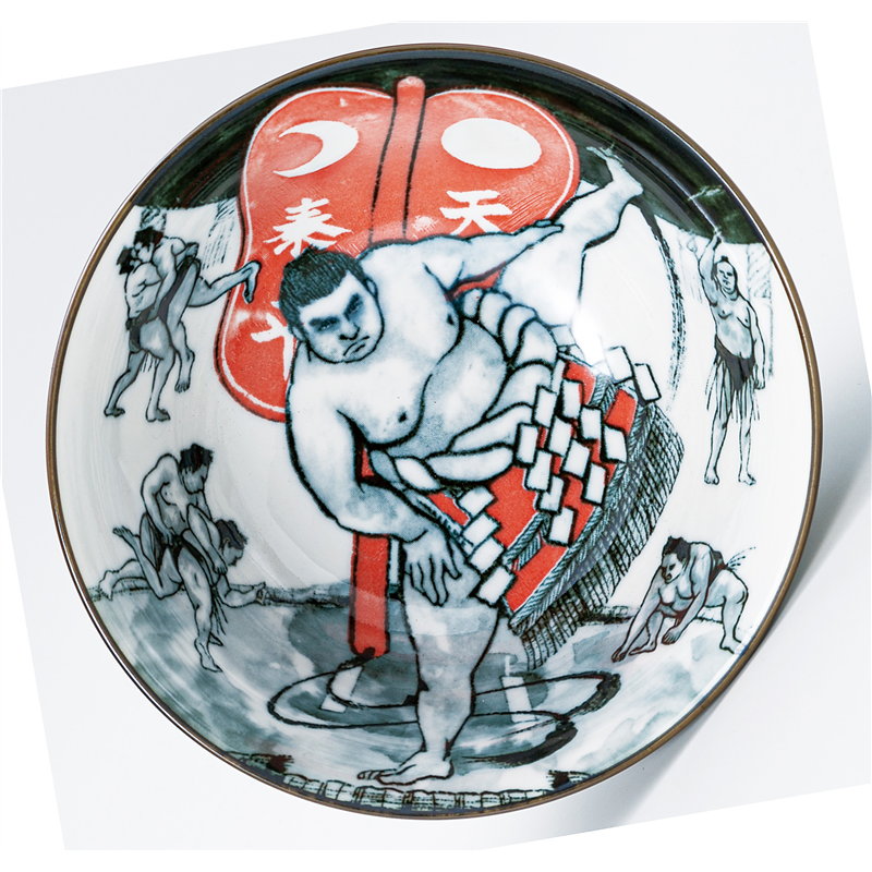 古林陶器 多用椀 相撲 4.8多用丼 1331350301 1個（ご注文単位1個）【直送品】