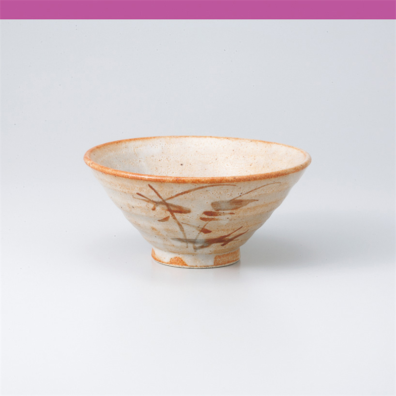 古林陶器 茶漬椀・ライス丼 志野ススキ のり茶碗 832520433 1個（ご注文単位1個）【直送品】