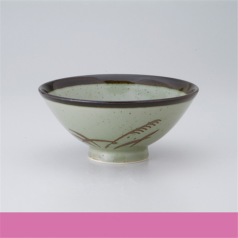 古林陶器 茶漬椀・ライス丼 織部ススキ大茶身丼 532040430 1個（ご注文単位1個）【直送品】