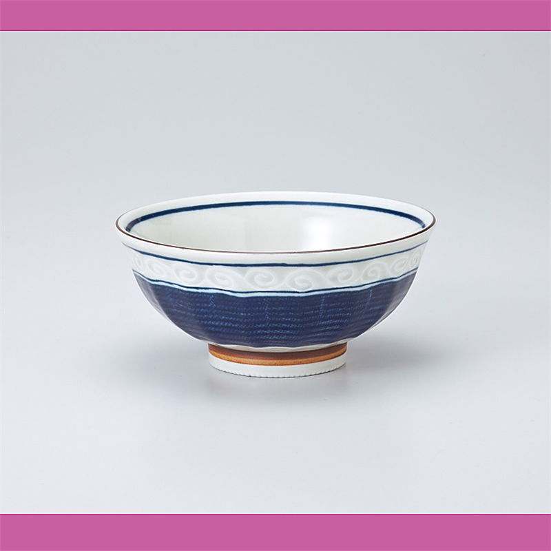 古林陶器 茶漬椀・ライス丼 ルリ唐草 お茶漬丼 730960440 1個（ご注文単位1個）【直送品】