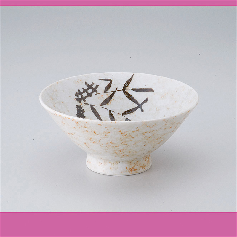 古林陶器 茶漬椀・ライス丼 磁器志野大茶 532050654 1個（ご注文単位1個）【直送品】