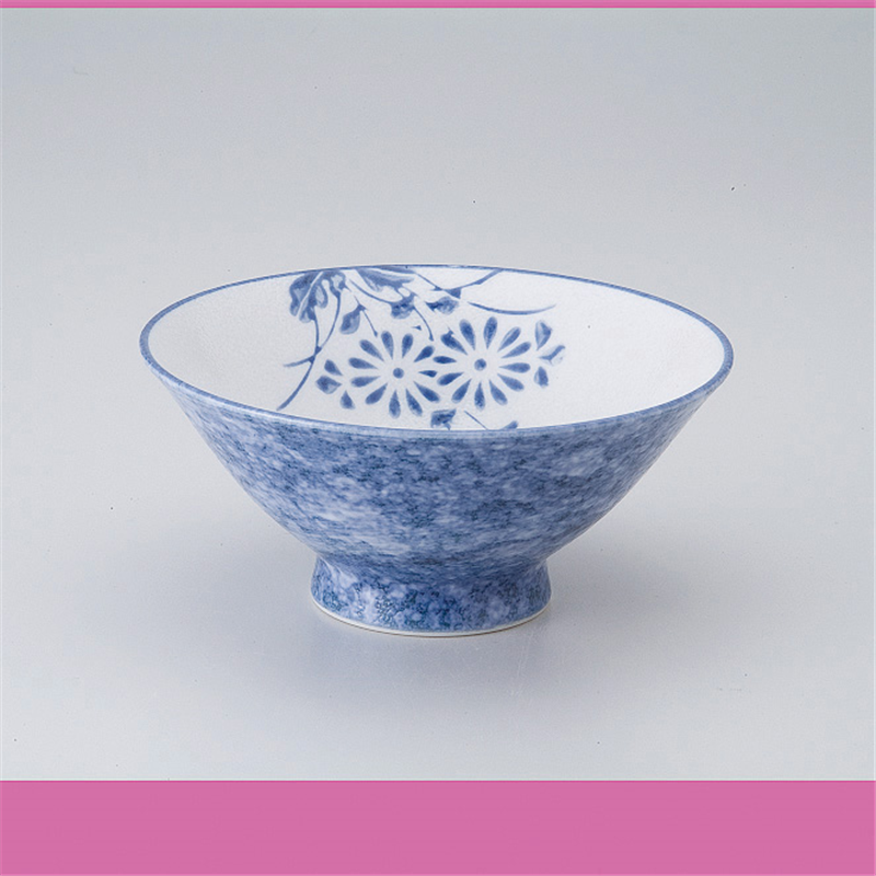 古林陶器 茶漬椀・ライス丼 淡雪菊大茶 532060154 1個（ご注文単位1個）【直送品】