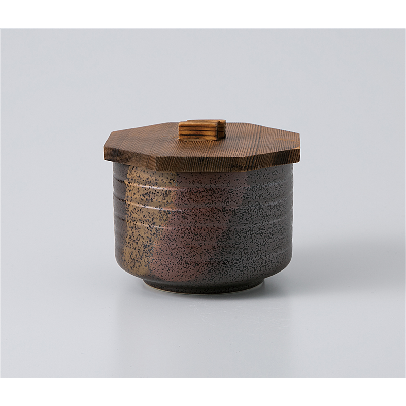 古林陶器 飯器 備前飯器 蓋付 1134530115 1個（ご注文単位1個）【直送品】