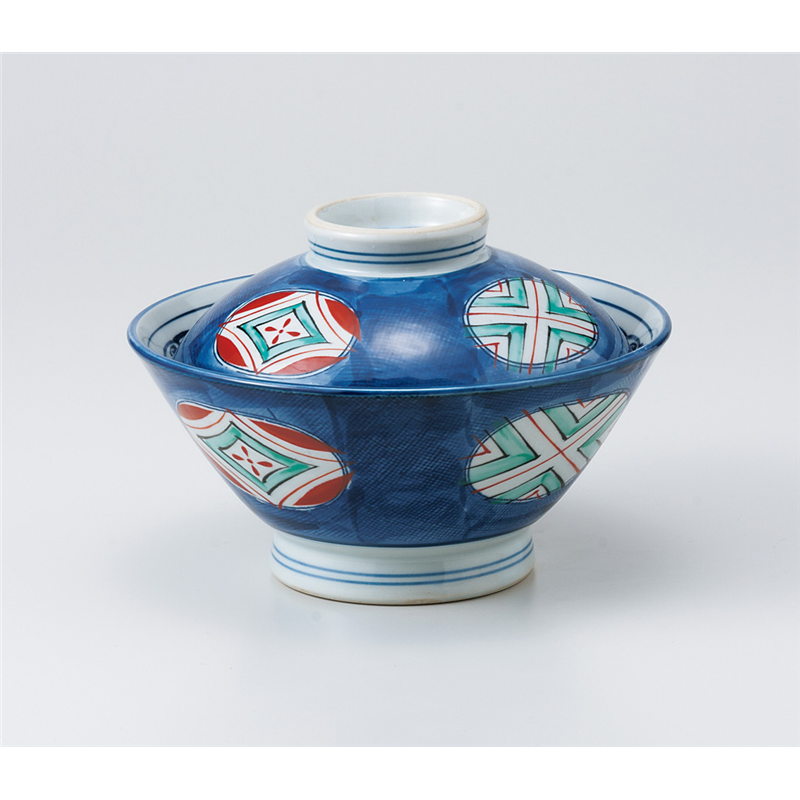 古林陶器 蓋丼 布目菱紋切立蓋丼 935030433 1個（ご注文単位1個）【直送品】