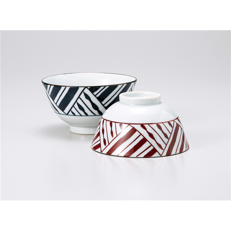 古林陶器 有田焼飯椀 綴 茶付 大 1331920190 1個（ご注文単位1個）【直送品】