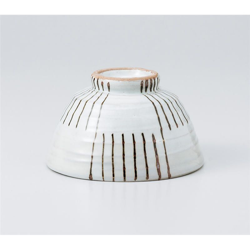 古林陶器 飯椀 格子錆十草 飯碗 935440463 1個（ご注文単位1個）【直送品】