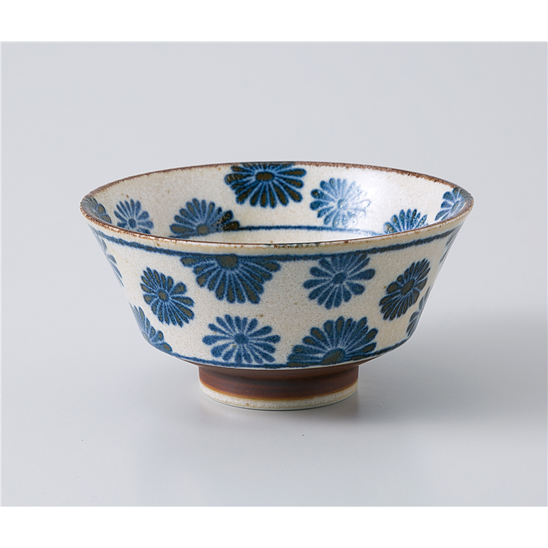 古林陶器 飯椀 ぱいかじ茶碗 花 1135340405 1個（ご注文単位1個）【直送品】