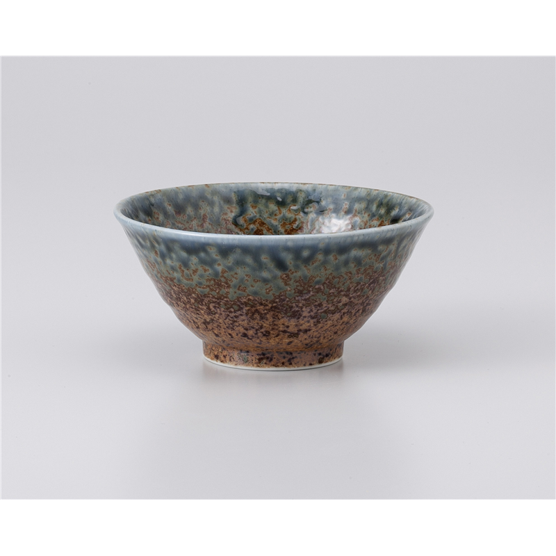 古林陶器 飯椀 砂地藍流し 飯碗 1035960554 1個（ご注文単位1個）【直送品】
