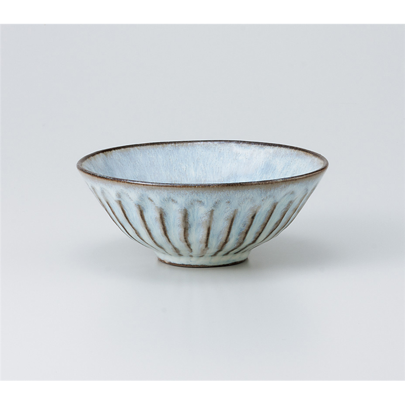 古林陶器 飯椀 黒土粉引 平茶碗(大) 935630715 1個（ご注文単位1個）【直送品】