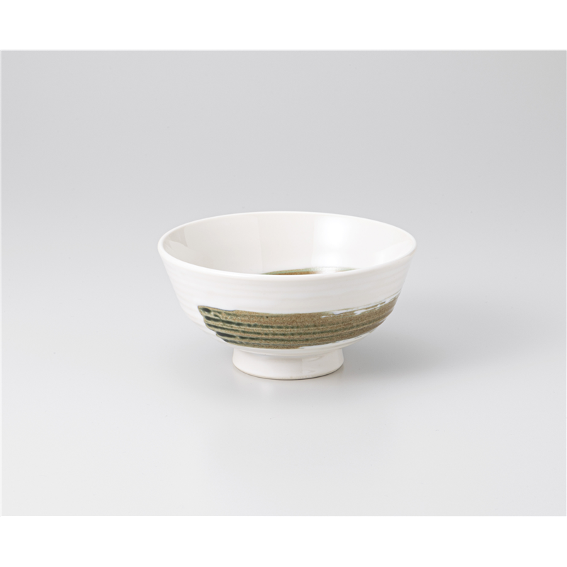 古林陶器 飯椀 刷毛目飯碗(中)(白) 731860374 1個（ご注文単位1個）【直送品】