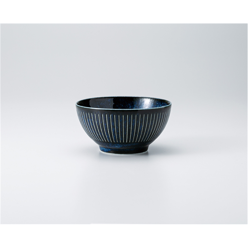 古林陶器 飯椀 撥水十草 ライスボール 海碧 1332260201 1個（ご注文単位1個）【直送品】