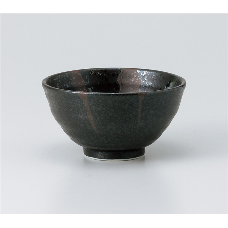 古林陶器 飯椀 東雲(黒)飯碗(大) 935750563 1個（ご注文単位1個）【直送品】