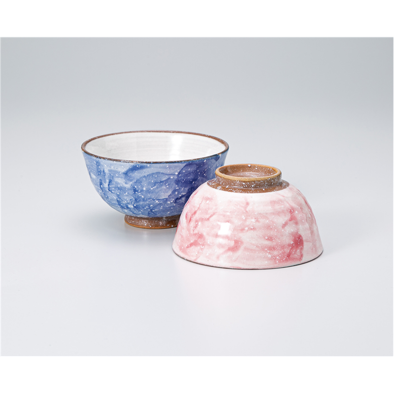 古林陶器 飯椀 ダミブルー 大平 1332460560 1個（ご注文単位1個）【直送品】