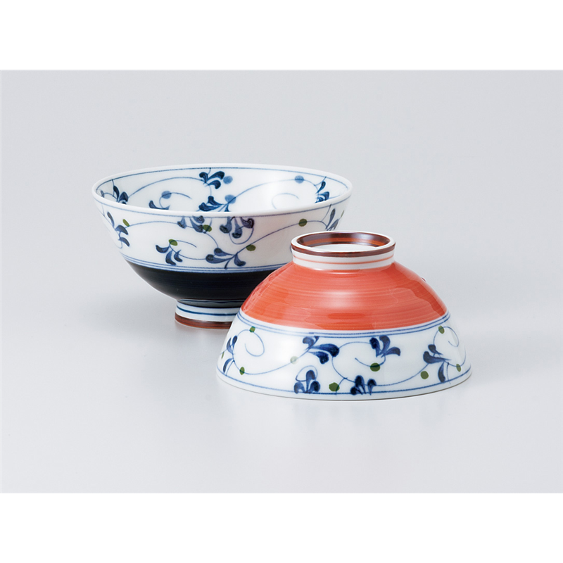 古林陶器 飯椀 内外土岐唐草毛料 936020752 1個（ご注文単位1個）【直送品】