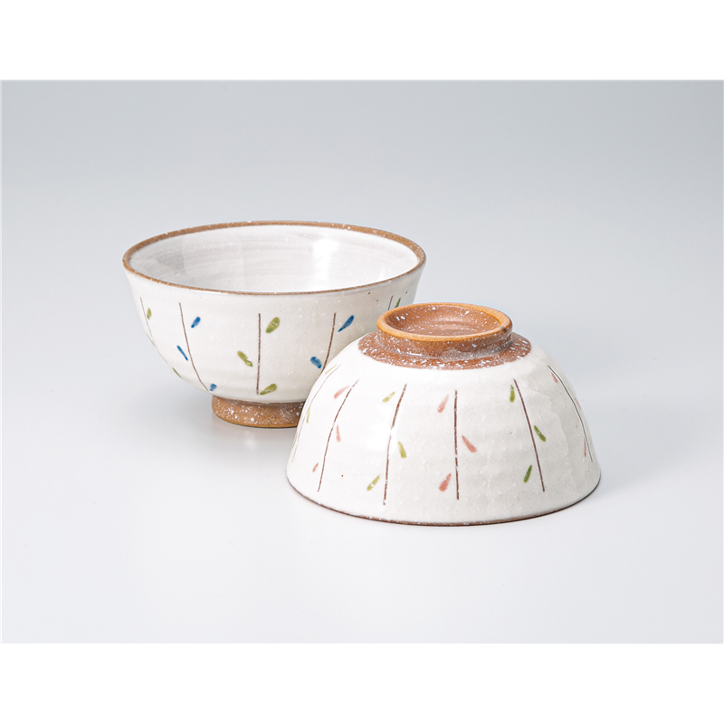 古林陶器 飯椀 木立(青)大平 1332730760 1個（ご注文単位1個）【直送品】