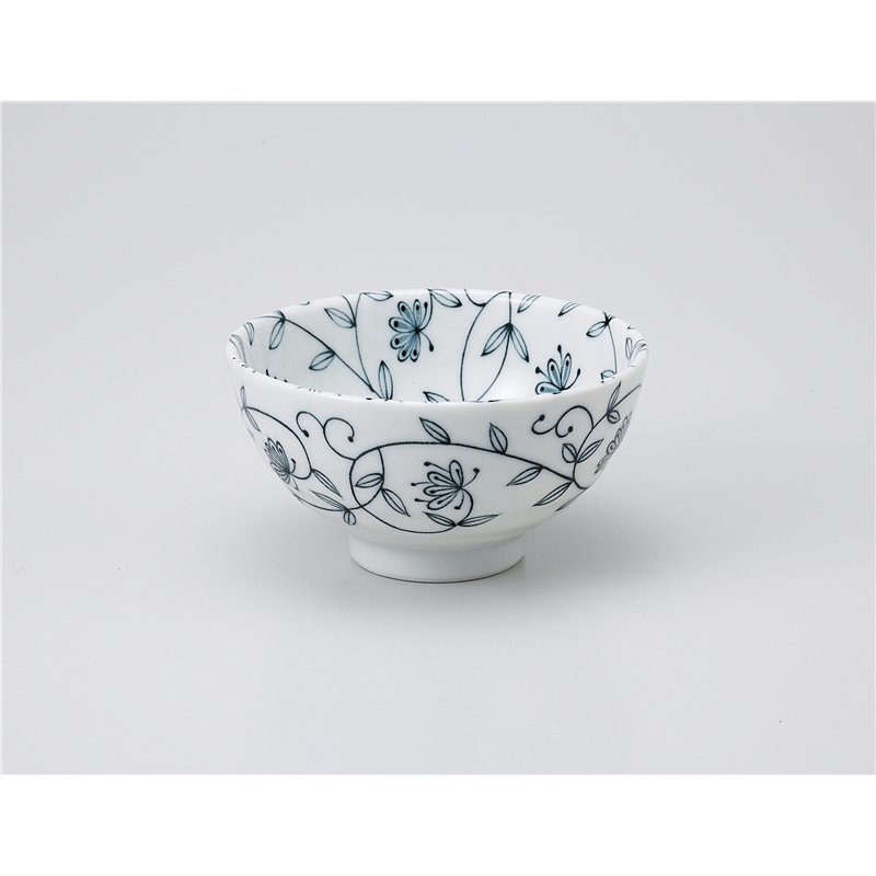 古林陶器 飯椀 夢の花青茶碗(特大) 1136040152 1個（ご注文単位1個）【直送品】