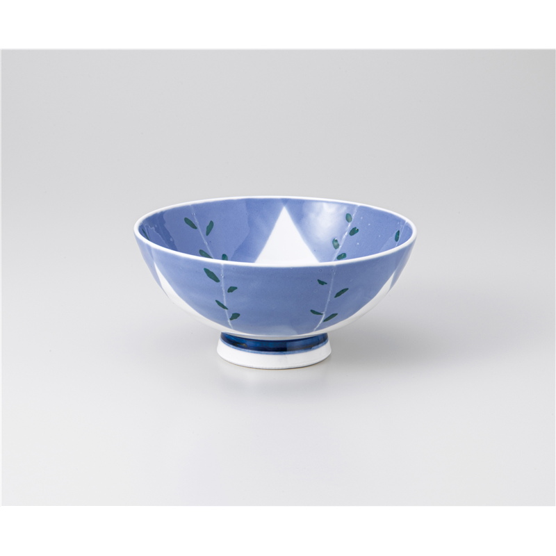 古林陶器 飯椀 塗分若葉毛料 1235720770 1個（ご注文単位1個）【直送品】