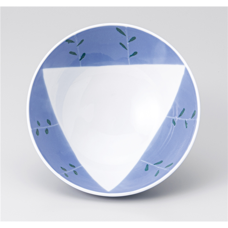 古林陶器 飯椀 塗分若葉毛料 1235720770 1個（ご注文単位1個）【直送品】