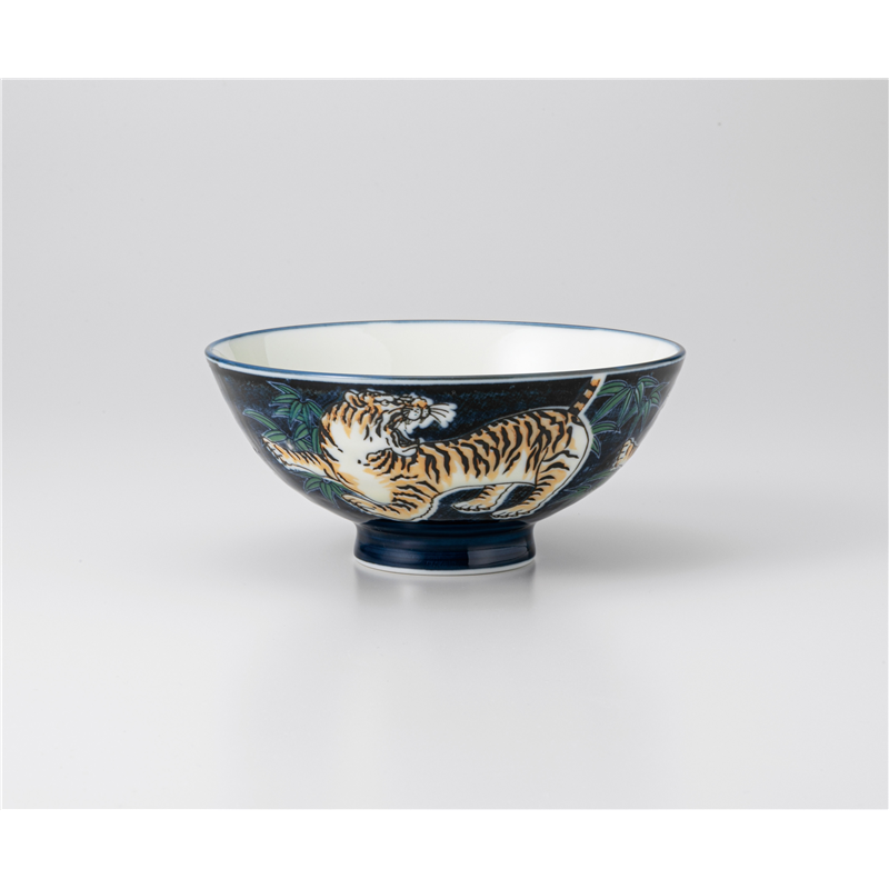 古林陶器 飯椀 虎毛料 1235660151 1個（ご注文単位1個）【直送品】