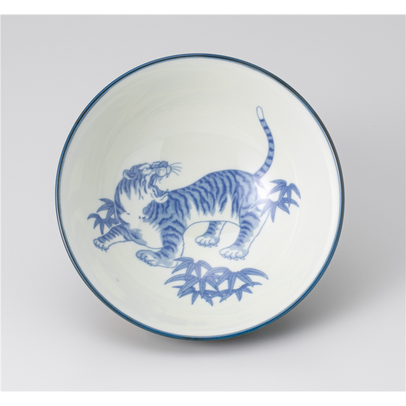 古林陶器 飯椀 虎毛料 1235660151 1個(ご注文単位1個)【直送品】