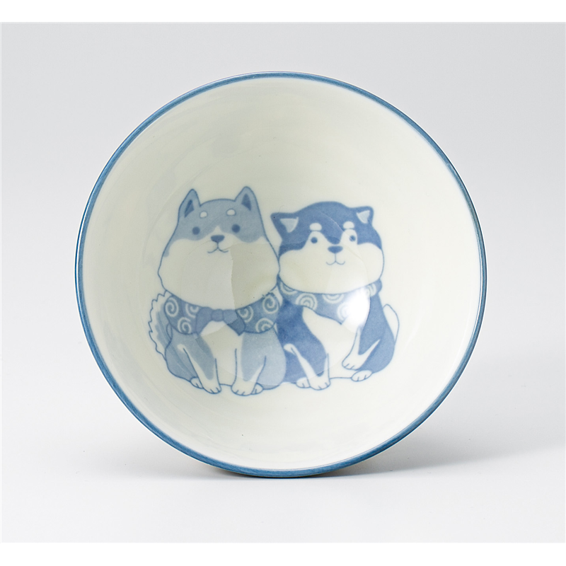 古林陶器 飯椀 豆紫中平 BL 1333020179 1個（ご注文単位1個）【直送品】