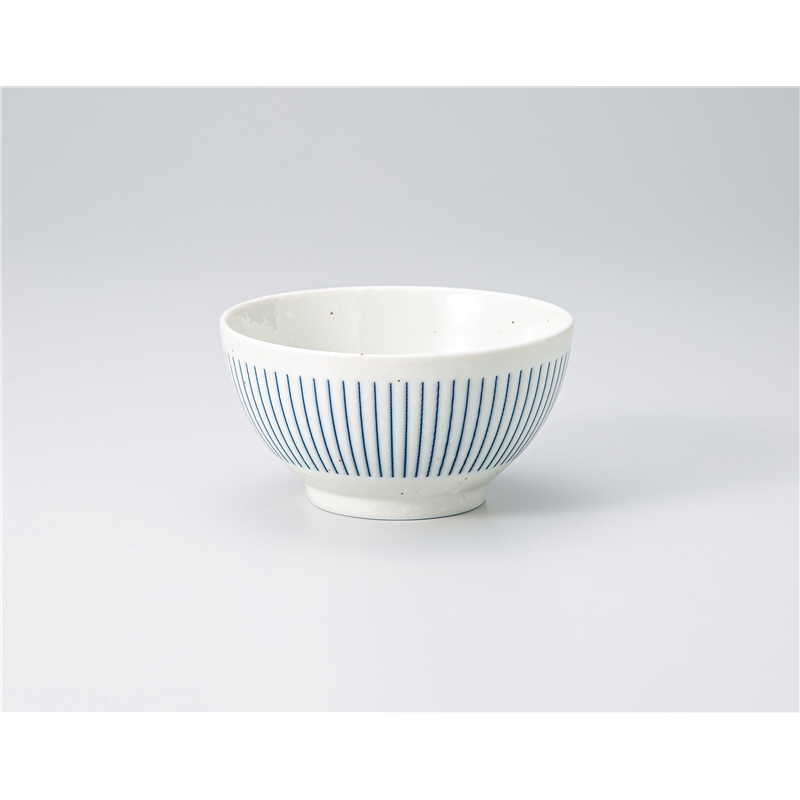 古林陶器 飯椀 粉引紺十草 ライスボール 1333060301 1個（ご注文単位1個）【直送品】