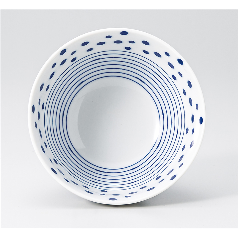 古林陶器 飯椀 水玉ハチ巻 ライスボール 1333060401 1個(ご注文単位1個)【直送品】