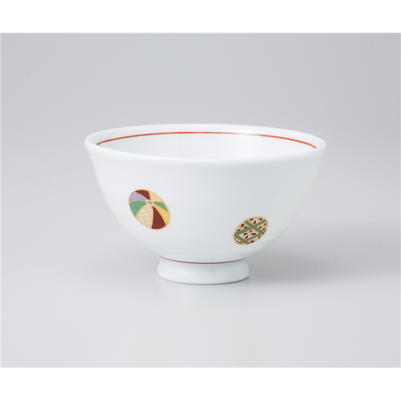 古林陶器 飯椀 白磁夢風船軽量茶碗 1036930247 1個（ご注文単位1個）【直送品】