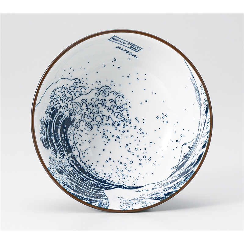 古林陶器 飯椀 北斎 富士中平碗 1333130251 1個(ご注文単位1個)【直送品】