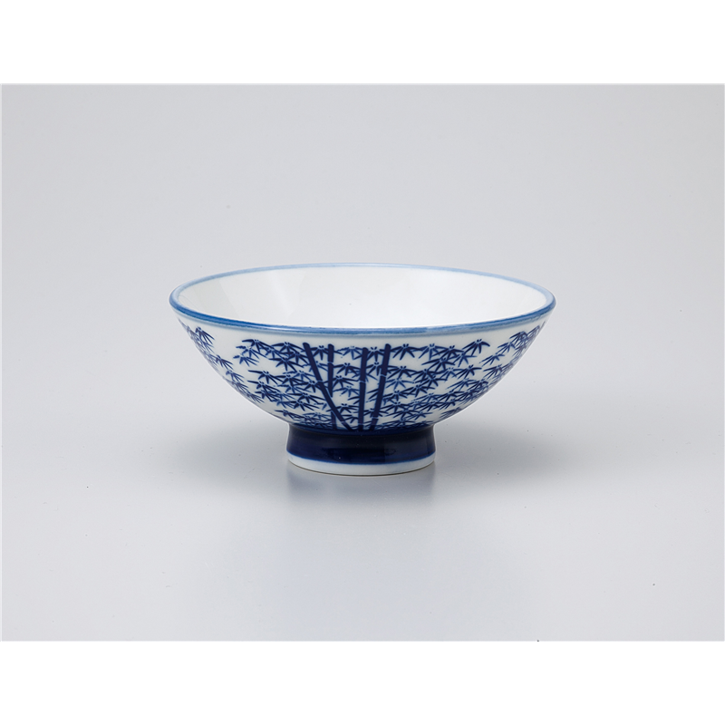 古林陶器 飯椀 竹林厚口中平 1136420470 1個（ご注文単位1個）【直送品】