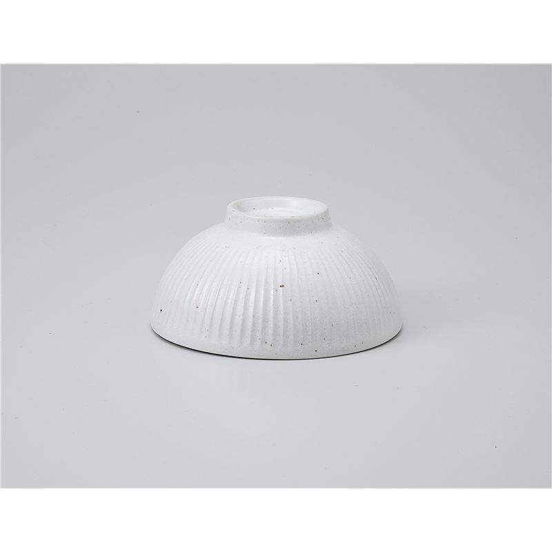 古林陶器 飯椀 軽量 白マット 茶碗 1136450340 1個（ご注文単位1個）【直送品】