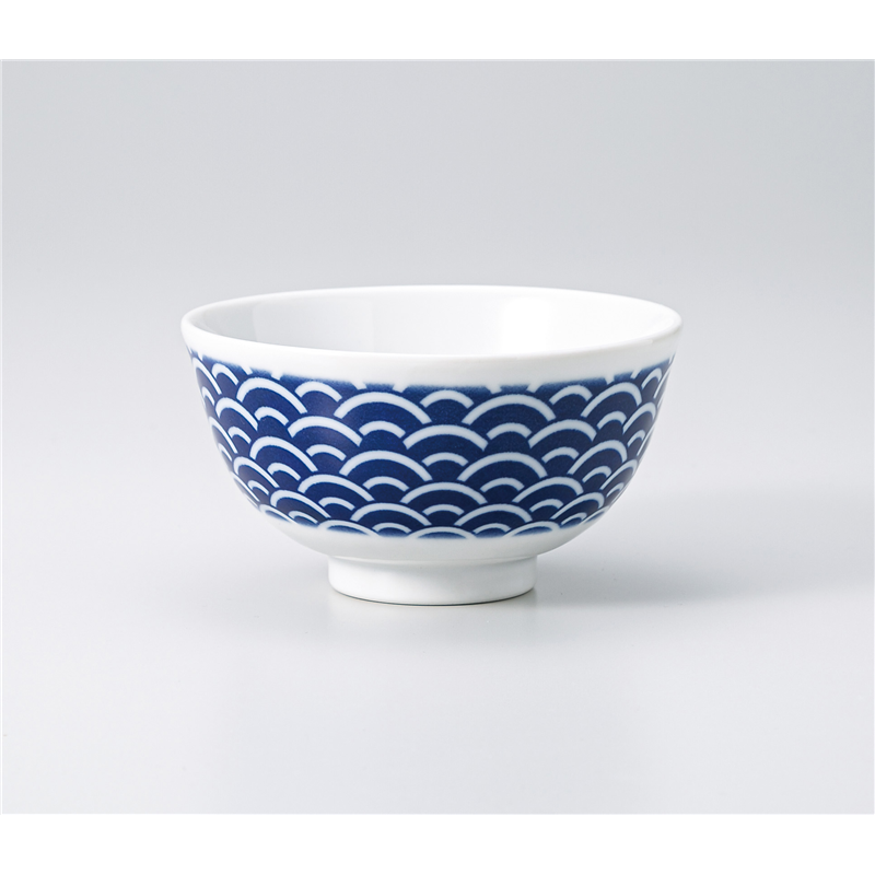 古林陶器 飯椀 青海波 茶碗(小) 1333330451 1個（ご注文単位1個）【直送品】