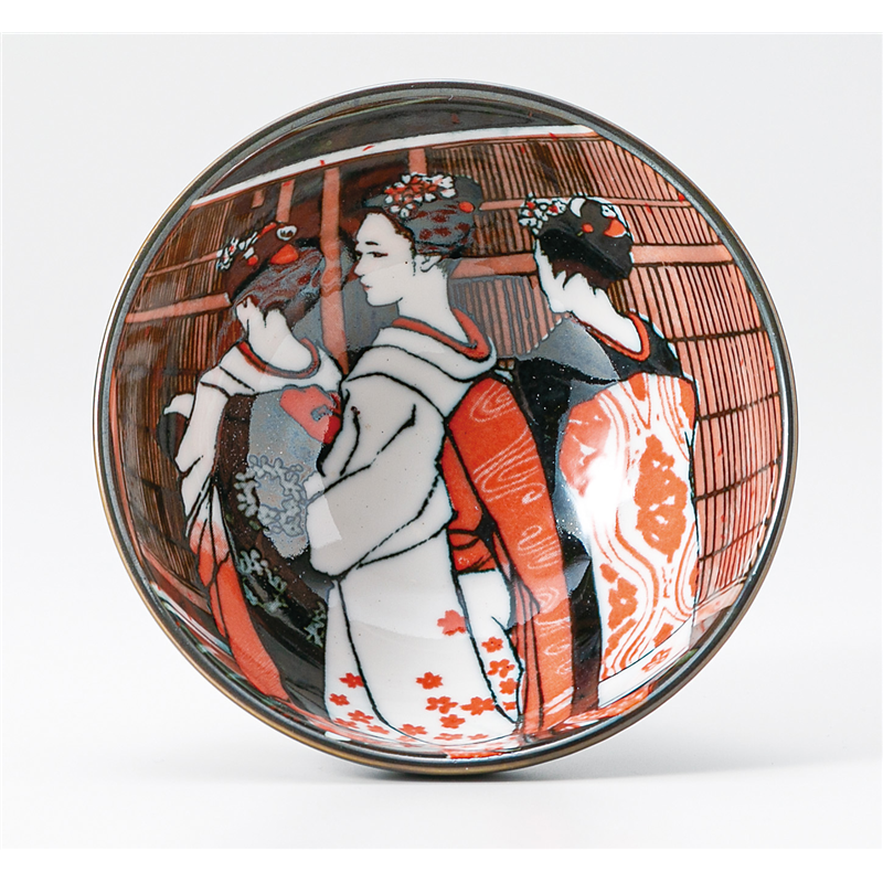 古林陶器 飯椀 舞妓 中平 1333340201 1個(ご注文単位1個)【直送品】
