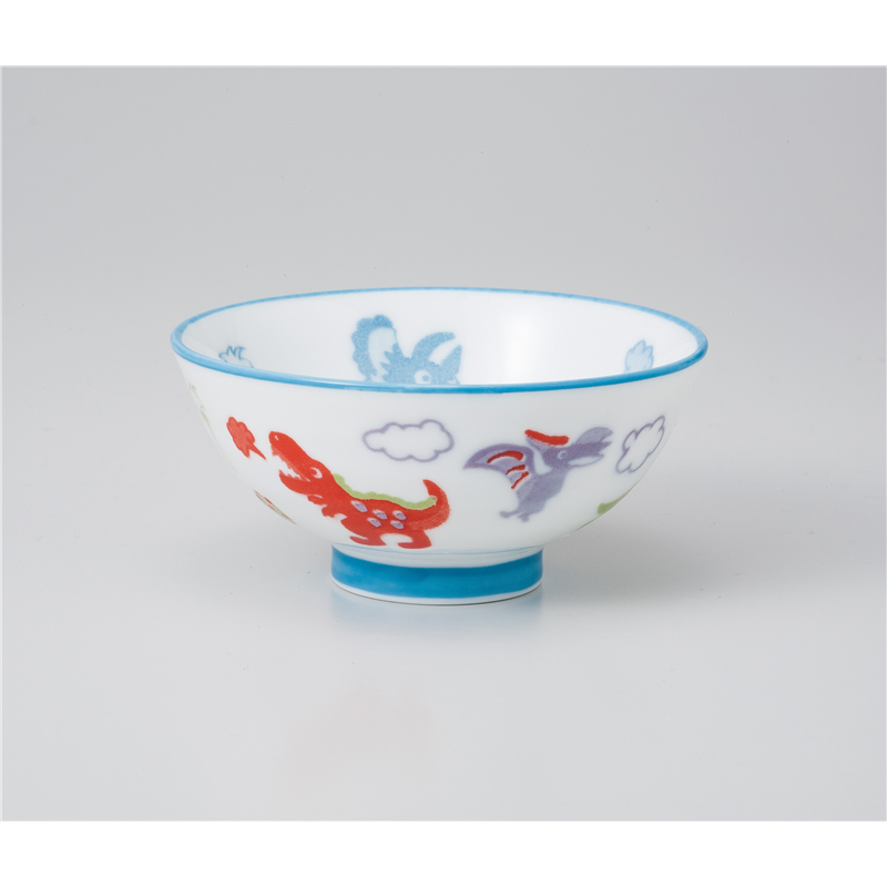 古林陶器 飯椀 恐竜 小茶碗 1037160425 1個（ご注文単位1個）【直送品】