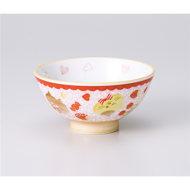 古林陶器 飯椀 撥水ネコ孫平 1136530270 1個（ご注文単位1個）【直送品】