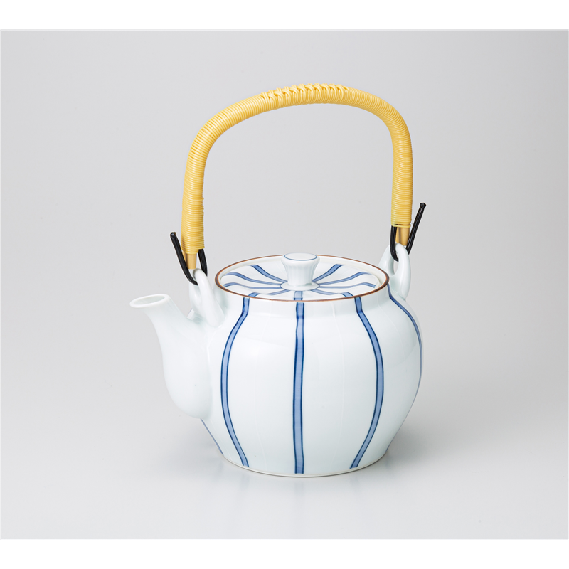 古林陶器 有田焼土瓶 線濃10号土瓶 1236210390 1個（ご注文単位1個）【直送品】