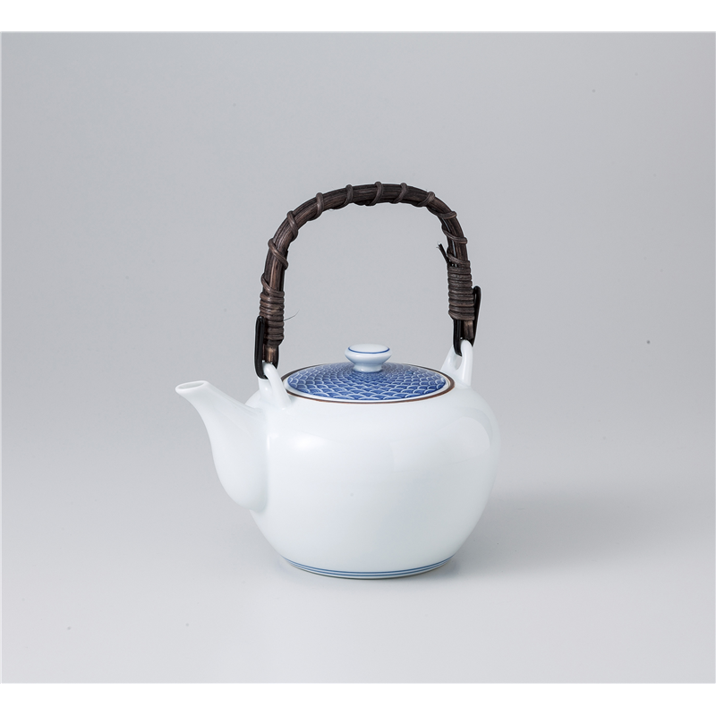 古林陶器 有田焼土瓶 青海波紋5号土瓶 1037410390 1個（ご注文単位1個）【直送品】